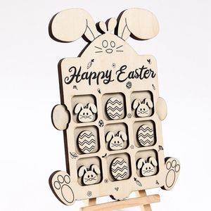 Juego de Tres en Raya de Madera Colorido de Pascua, 21.4*11.3cm, Regalo para Niños, Regalos de Pascua, Juguete Educativo para Niños, Pascua 2026 - Product Image 6