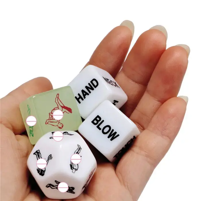 Hot sale Glow in the Dark Funny Dice Factory Wholesale Sexy Spicy Home Game Sex Dice for Adult Couples Make Fun Sax Game Toys