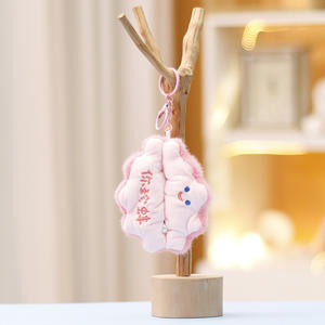 Cartone animato a buon mercato <span class=keywords><strong>prezzo</strong></span> di fabbrica personalizzato peluche portachiavi di peluche animali di mare imbottiti polpo portachiavi giocattolo per la decorazione - Product Image 4