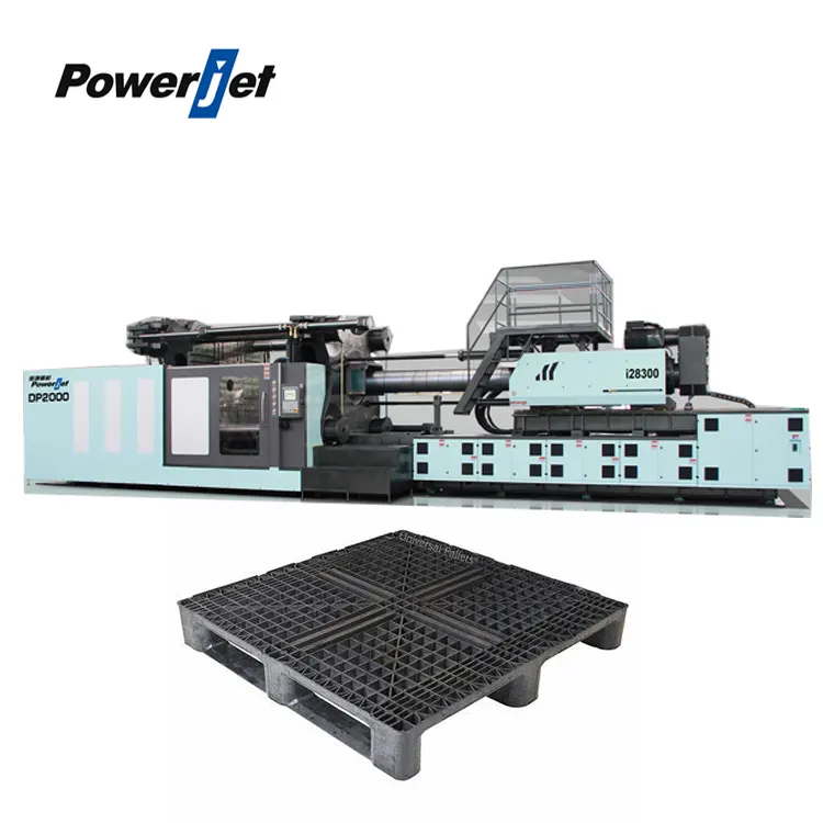Attrezzature per la produzione di Powerjet DP2000 PP PE macchine per lo stampaggio ad iniezione di Pallet in plastica intera linea di produzione