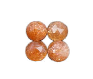 Venta al por mayor IGI certificado 6mm piedra solar natural piedra preciosa Rosa corte cabujón alta calidad AAA joyería tratada térmicamente calibrado óptico - Product Image 1