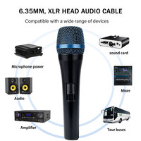 Microphone dynamique cardioïde XLR portable E945S pour le chant, les performances live, l'enregistrement en studio, les podcasts et la diffusion