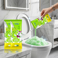 Poudre nettoyante pour cuvettes de toilettes OEM, éliminateur de taches et d'odeurs