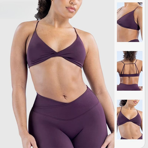 Nouveau débardeur de yoga 2026 avec soutien-gorge de <span class=keywords><strong>sport</strong></span> pour <span class=keywords><strong>femme</strong></span>, <span class=keywords><strong>brassière</strong></span> de course et de fitness - Product Image 2
