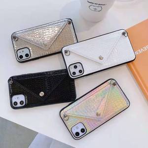 Étui de luxe ultra fin en cuir PU avec support, porte-cartes et dragonne pour <span class=keywords><strong>iPhone</strong></span> 11 12 <span class=keywords><strong>13</strong></span> 14 15 16 Pro Max - Product Image 2