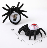 Lampes LED sans flamme en forme de citrouille et d'araignée pour Halloween, idéales pour les fêtes à thème, les maisons hantées et la décoration d'événements