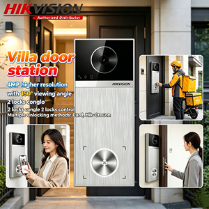 Station <span class=keywords><strong>de</strong></span> <span class=keywords><strong>porte</strong></span> Hikvision Multi-Mode <span class=keywords><strong>de</strong></span> Déverrouillage pour Maison et Villa DS KV6114 ME1, Interphone Vidéo Grand Angle 150 Degrés Haute Résolution - Product Image 1