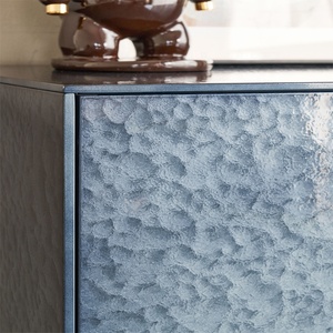 Modern Luxury Wood Farmhouse Home Bar Living Room Display Side Cabinet <strong>Blue</strong> High-End 1.1 Meter <strong>Sideboard</strong> - Product Image 4