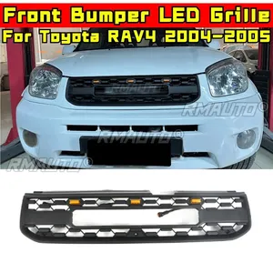 Bumper Grill for Toyota RAV4 2004-2005 Car Front Bumper Racing Grille Body Kit <b>ABS</b> Plastic Front Bumper Grille Car Accessories - Product Image 2
