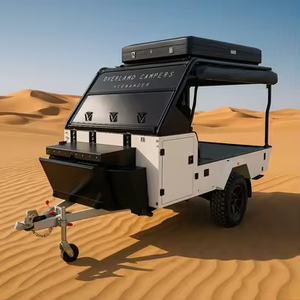 <span class=keywords><strong>Camper</strong></span> Pop-Up para Camioneta con Plataforma Plana, para Ford Ranger, Tacoma, Jeep Gladiator, Construcción de Fibra de Vidrio, Tanque de <span class=keywords><strong>Agua</strong></span> Dulce de <span class=keywords><strong>100L</strong></span>, para 2-3 Personas - Product Image 1