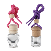 Diffuseur de parfum pour voiture en verre suspendu intelligent, en gros, forme carrée, aromathérapie