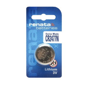 Renata <span class=keywords><strong>CR2477N</strong></span> Piles au lithium <span class=keywords><strong>3V</strong></span> Cell Coin Button Swiss Made - Product Image 1