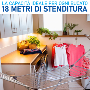 Fonzies 180x55x90ซม. ราวตากผ้าเหล็กพับได้ - Product Image 3