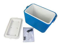 Nevera Portátil de 15L, Alta Potencia, Impermeable, Aislada, de Plástico PP, con Compresor, para Sistemas de Altavoces, Camping y Bebidas