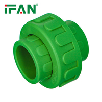 IFAN NBR 15884 Raccords de plomberie PPR Raccord de tuyau PPR vert Toutes les tailles Raccord PPR Union en plastique