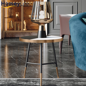 Petite <span class=keywords><strong>table</strong></span> basse ronde en métal <span class=keywords><strong>noir</strong></span> pour l'intérieur et l'extérieur, meubles d'extérieur en métal, ensemble de bistrot - Product Image 6