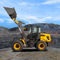Minicargadora Retroexcavadora Kinway, Capacidad de Carga de 3000 kg, Certificación CE y EPA, Diésel, para Jardinería, Excavación, Transporte e Ingeniería
