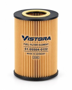 ไส้กรองน้ำมันเครื่อง VISTORA รุ่นใหม่ประสิทธิภาพสูงสำหรับรถบรรทุก FODEN รุ่น Hebei หมายเลขอะไหล่ 200V05504-0122 และ 2V5 115 466 - Product Image 1