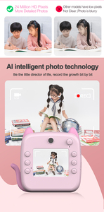 Mini caméra d'impression instantanée OEM <span class=keywords><strong>avec</strong></span> application <span class=keywords><strong>photo</strong></span>, impression d'étiquettes, jeux amusants, écran HD 2,4 pouces, <span class=keywords><strong>imprimante</strong></span> A21 <span class=keywords><strong>avec</strong></span> caméra - Product Image 4