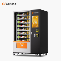 Distributeur Automatique de Boissons Extérieur avec Fonction SDK, Lecteur de Cartes Bancaires et Espèces, Garantie Gratuite, Distributeur en Gros de Sodas et Boissons Fraîches
