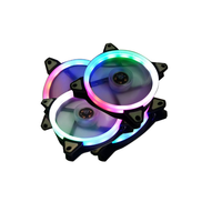 Ventilateur de refroidissement pour ordinateur 12 cm, ventilateurs LED simples pour boîtier PC 120 mm