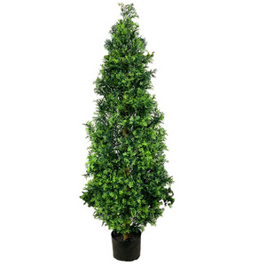 Cyprès artificiel hôtel décoration de la maison paysage en pot <span class=keywords><strong>petit</strong></span> arbre faux pin et cyprès arbre décoration de l'arbre de Noël terres - Product Image 1