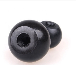 Boutons sphériques en bakélite noire <span class=keywords><strong>DIN</strong></span> <span class=keywords><strong>319</strong></span>, sphéricité M3, filetage à droite, pour poignées de meubles dans les applications de cuisine, chambre et hôtel - Product Image 4