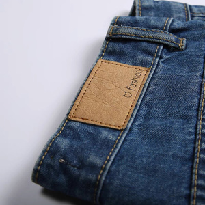 Пользовательские кожаные этикетки натуральная кожа Утюг на нашивках этикетки для одежды тисненые этикетки патчи из искусственной кожи по индивидуальному заказу - Product Image 3