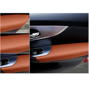 แผ่นที่เท้าแขนแผ่นปิดประตูสำหรับรถนิสสัน <span class=keywords><strong>X</strong></span> เทรลสีแดง T33 2014 2015 2016 2017 2018 2019 2020อุปกรณ์ตกแต่งรถยนต์ - Product Image 2