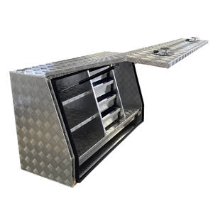 ระบบลิ้นชักสำหรับรถบรรทุกสำหรับงานหนัก กล่องเครื่องมืออลูมิเนียมแบบติดด้านข้าง - Product Image 4