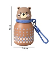 Mignonne tasse isotherme compacte et portable pour enfants, anti-fuite, isolation thermique 12-24 heures, design de poche, idéale comme cadeau