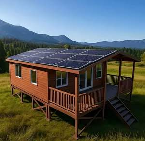 20-футовый складной расширяемый сборный мини-дом с 2-3 спальнями, 1 кухней и ванной комнатой, расширяемая вилла-кабина - Product Image 1