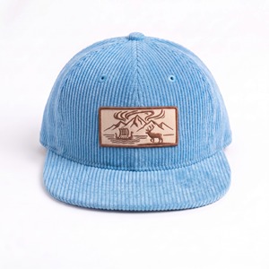 Gorras Snapback Personalizadas OEM con Logo de Parche Tejido, Gorras de 6 Paneles, Gorras de Pana Vintage para Exteriores, Gorras Unisex de Moda Sin Estructura - Product Image 3
