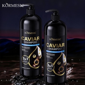 KORMESIC 1000ml Shampooing pour cheveux à l'extrait de <span class=keywords><strong>caviar</strong></span> et à l'huile de coco 3-en-1, marque privée, vente en gros - Product Image 1