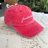 Gorra de Béisbol Icónica Lavada de 6 Paneles con Corona Suave, Bordado de Logotipo Personalizado, Costuras en Contraste de Algodón, Estilo Elegante, Ajuste Cómodo para Adultos, Gorra Tipo Dad Hat