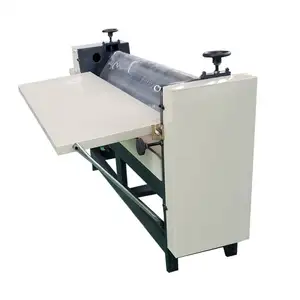 3 Dobra papelão ondulado colando a máquina Semiautomática Corrugation Carton colando a máquina para caixas onduladas