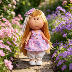 Muñeca de Patata Kawaii de 24 CM, 3 Estilos, Ropa de Mezclilla Floral de Otoño, Muñeca de Vinilo con Caja de Regalo, Decoración, Regalo para Niñas Pequeñas - Product Image 1