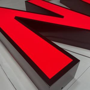 Letrero personalizado para tienda, tablero con iluminación LED para exteriores, letras publicitarias, salón de <span class=keywords><strong>uñas</strong></span> - Product Image 3