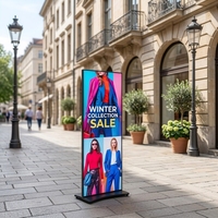 Écran d'affichage numérique LED pliable pour la publicité et les événements (mariages, fêtes)