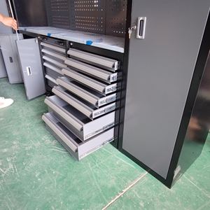Custom Steel Werkstatt & Garage Werkbank mit Schubladen Kombination Werkzeugs chrank & Lagersystem OEM Haushalts werkzeug wagen - Product Image 6