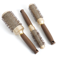 Résistant à la chaleur queue cheveux Styler lissage Premium peigne luxe tête Massage aluminium soin des cheveux brosse Gua Sha peigne