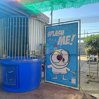 Jeu de fête d'été en plein air, jeu de fête de jardin, jeu de fête sportive, jeu de carnaval aquatique, stand de plongée, jeu gonflable pour enfants, baignoire à plongée pour adultes
