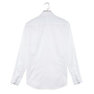 2024 Custom Logo Embroidery Button up <strong>Shirt</strong> Business All Cotton <strong>White</strong> French Cuff Slim Fit Non-iron Dress <strong>Shirt</strong> - Product Image 2