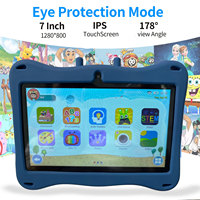Tablet Android Pintar 7 Inci Baru untuk Anak, Perlindungan Penglihatan, Aplikasi Edukasi, Memperkaya Pembelajaran Anak, Tablet Puzzle, Hadiah