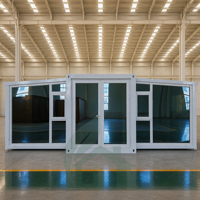 Maison préfabriquée modulaire extensible de luxe 20 pieds 40 pieds, mini-maison, maison préfabriquée, maison conteneur extensible, maison de camping modulaire