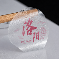Autocollant laminé durable Jinyu OEM/ODM, étiquette imperméable pour bouteille de jus