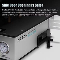 NASAN B2+ Pro 2 in 1 Alat Penghilang Gelembung Multifungsi Pemisah LCD Tanpa Kompresor Udara Pompa Vakum untuk Layar Ponsel Lengkung dan Datar