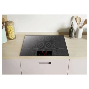 Electrodomésticos de cocina de 60cm, tapa de cristal, 220V, 6000W, Rusia, país, zona flexible completa, 4 quemadores, <span class=keywords><strong>placa</strong></span> de <span class=keywords><strong>inducción</strong></span> integrada - Product Image 3