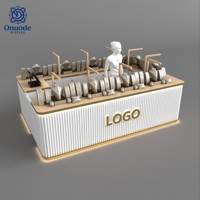 Maßgefertigter Schmuck- und Accessoires-Mall-Kiosk |   Luxus-Schmuck-Verkaufsstand |   LED-Display-Theke & Ladeneinrichtungen