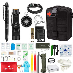 Outdoor Camping Survival Kit Multi Functional Tool <b>Set</b> With First Aid And Emergency Gear For Wilderness Travel - Product Image 5
